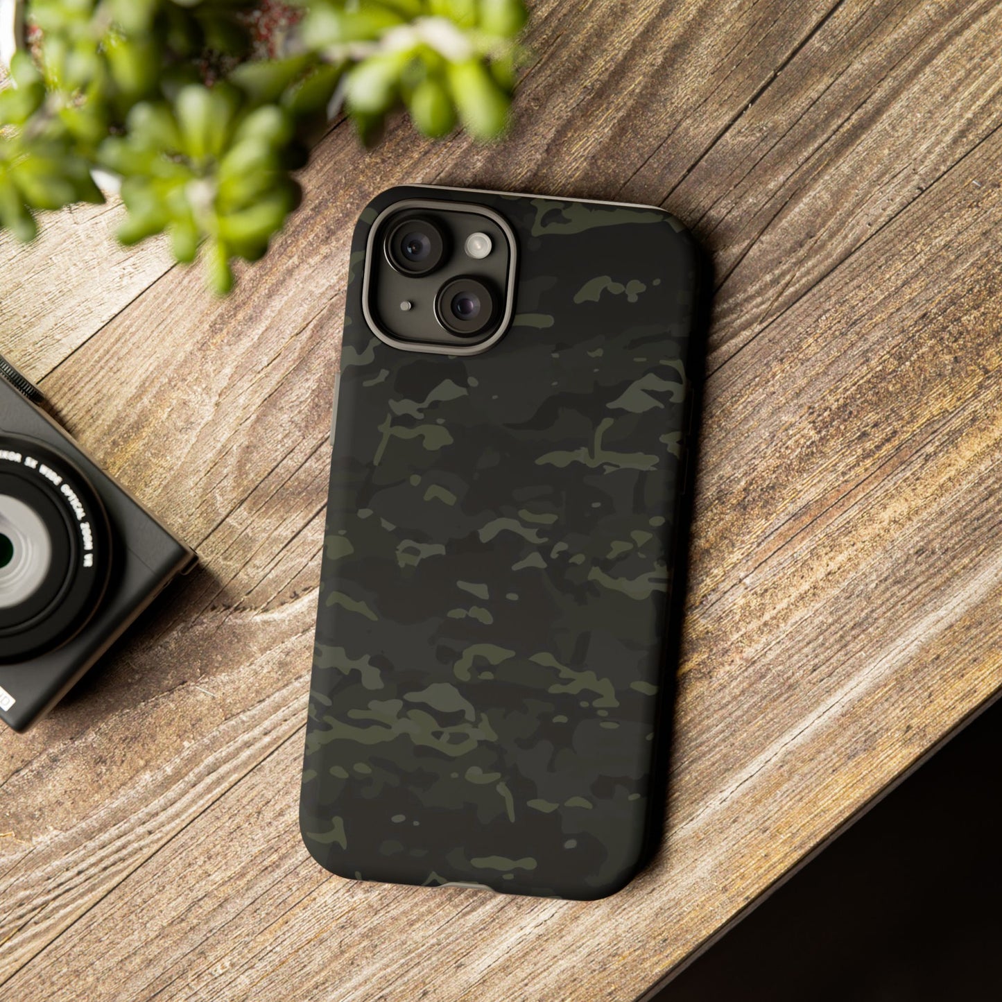 Tough Cases - MultiCam Black Camouflage Phone Case