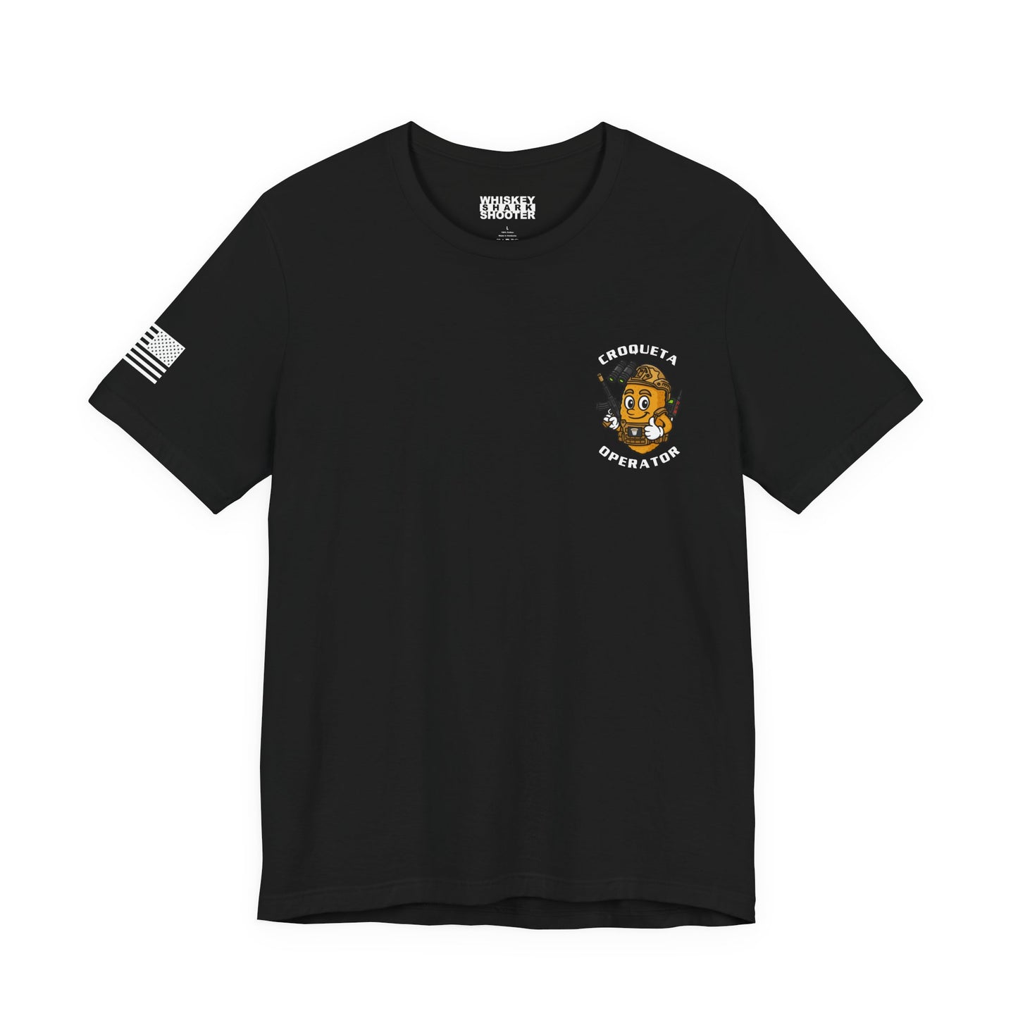 Croqueta Operator Graphic Tee - Fun Unisex Short Sleeve Shirt, Perfect for Gaming Events, Casual Outings, Gifts, Summer Vibes, Playful Apparel