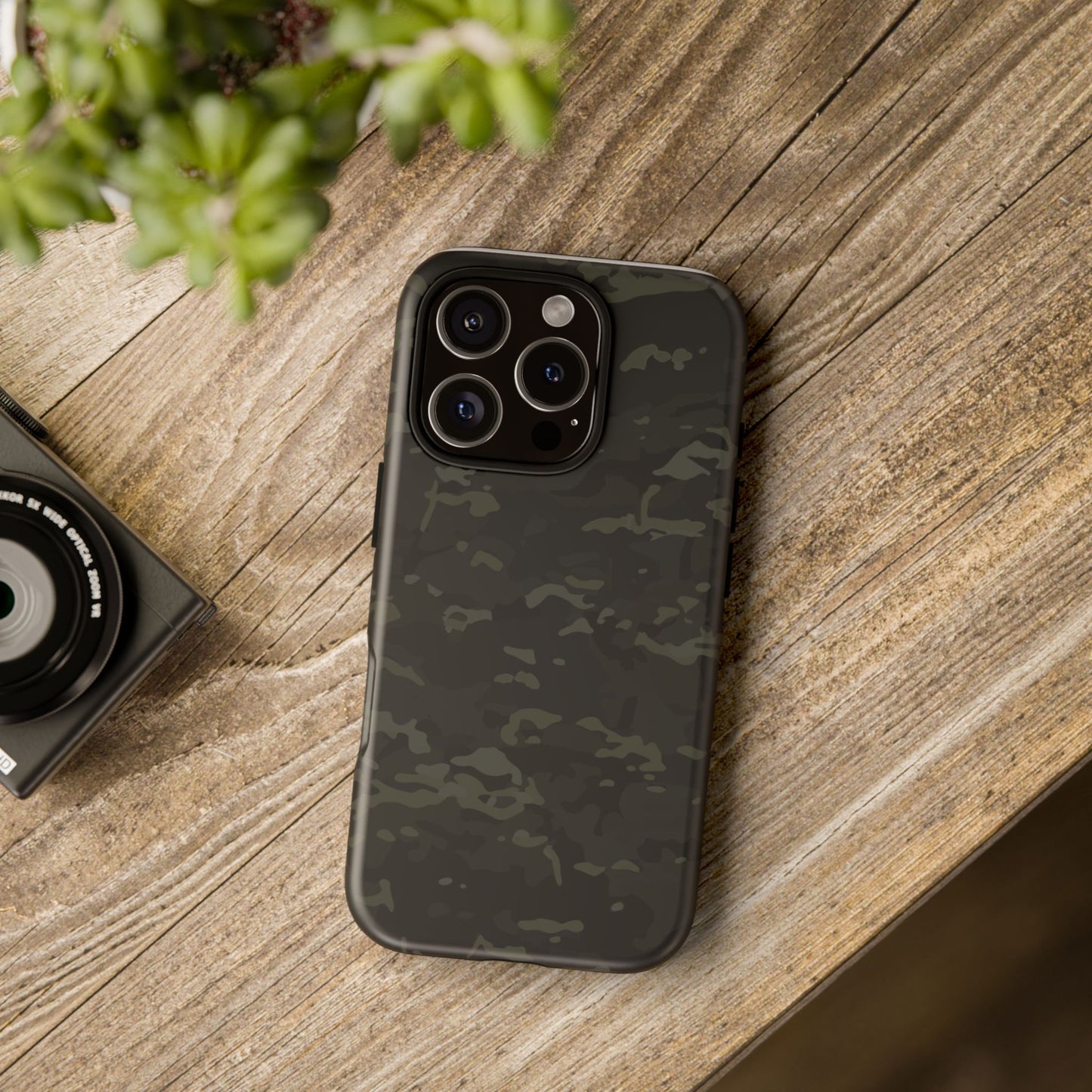 Tough Cases - MultiCam Black Camouflage Phone Case