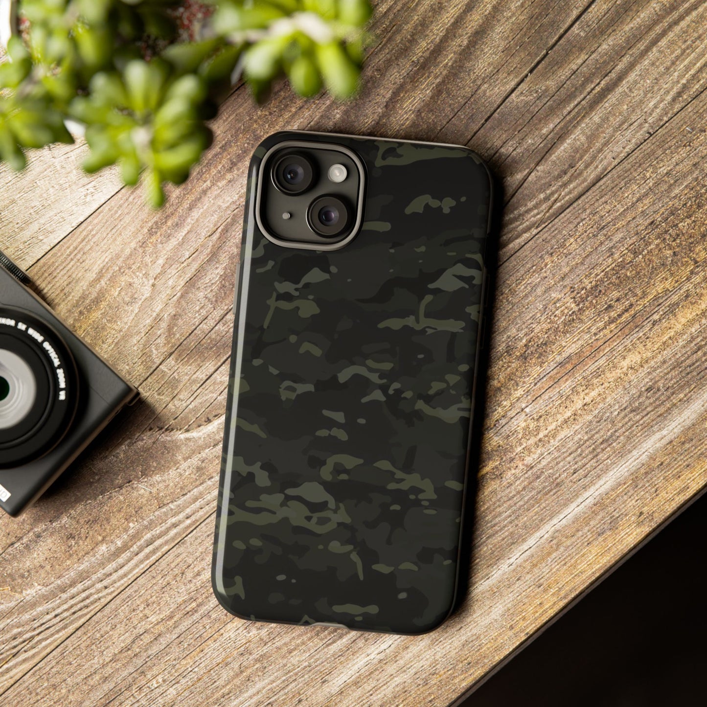 Tough Cases - MultiCam Black Camouflage Phone Case
