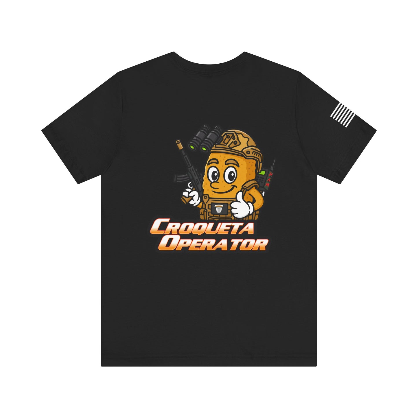 Croqueta Operator Graphic Tee - Fun Unisex Short Sleeve Shirt, Perfect for Gaming Events, Casual Outings, Gifts, Summer Vibes, Playful Apparel