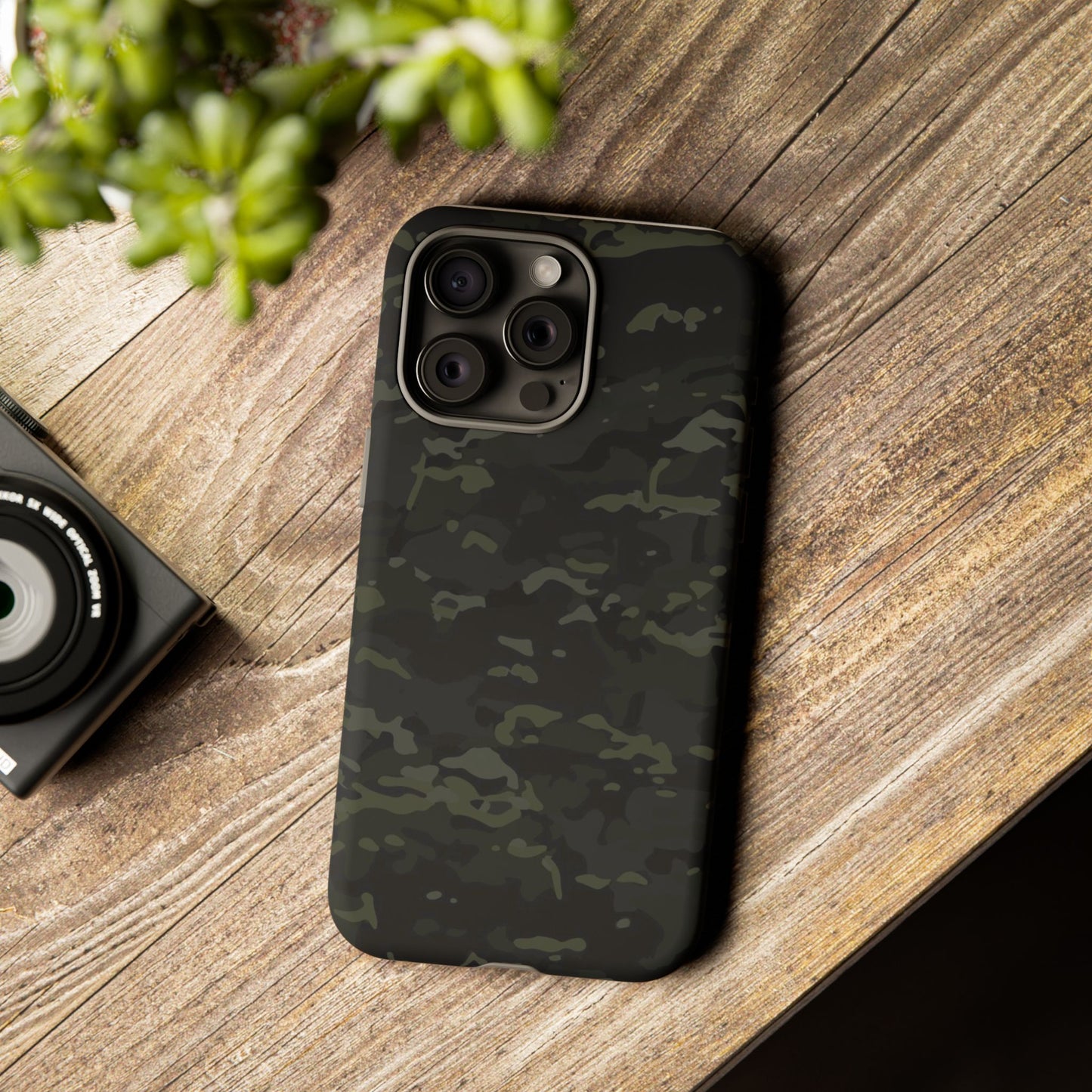 Tough Cases - MultiCam Black Camouflage Phone Case