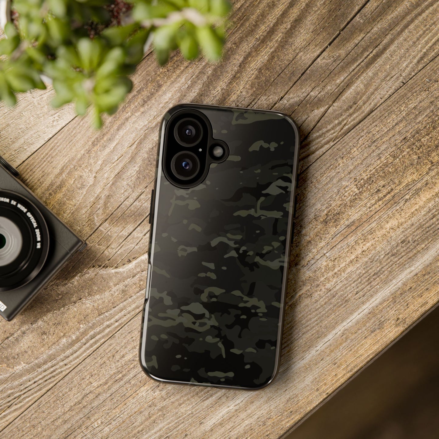Tough Cases - MultiCam Black Camouflage Phone Case
