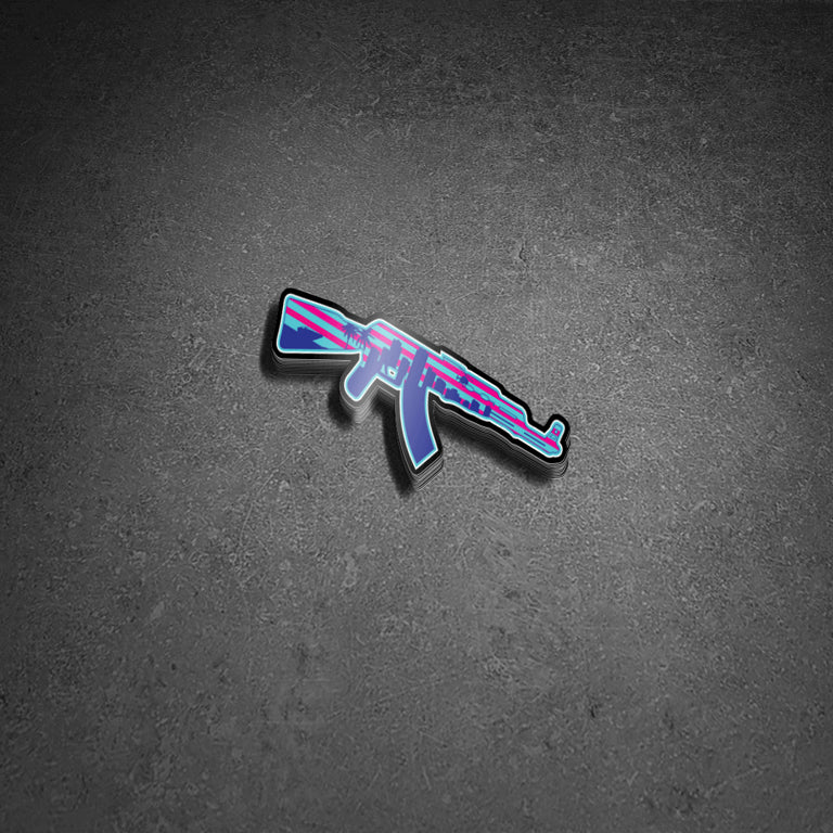 Miami Vice AR, AK, & Uzi Sticker