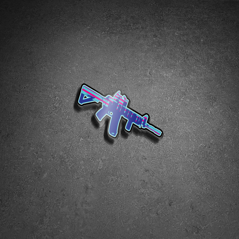 Miami Vice AR, AK, & Uzi Sticker