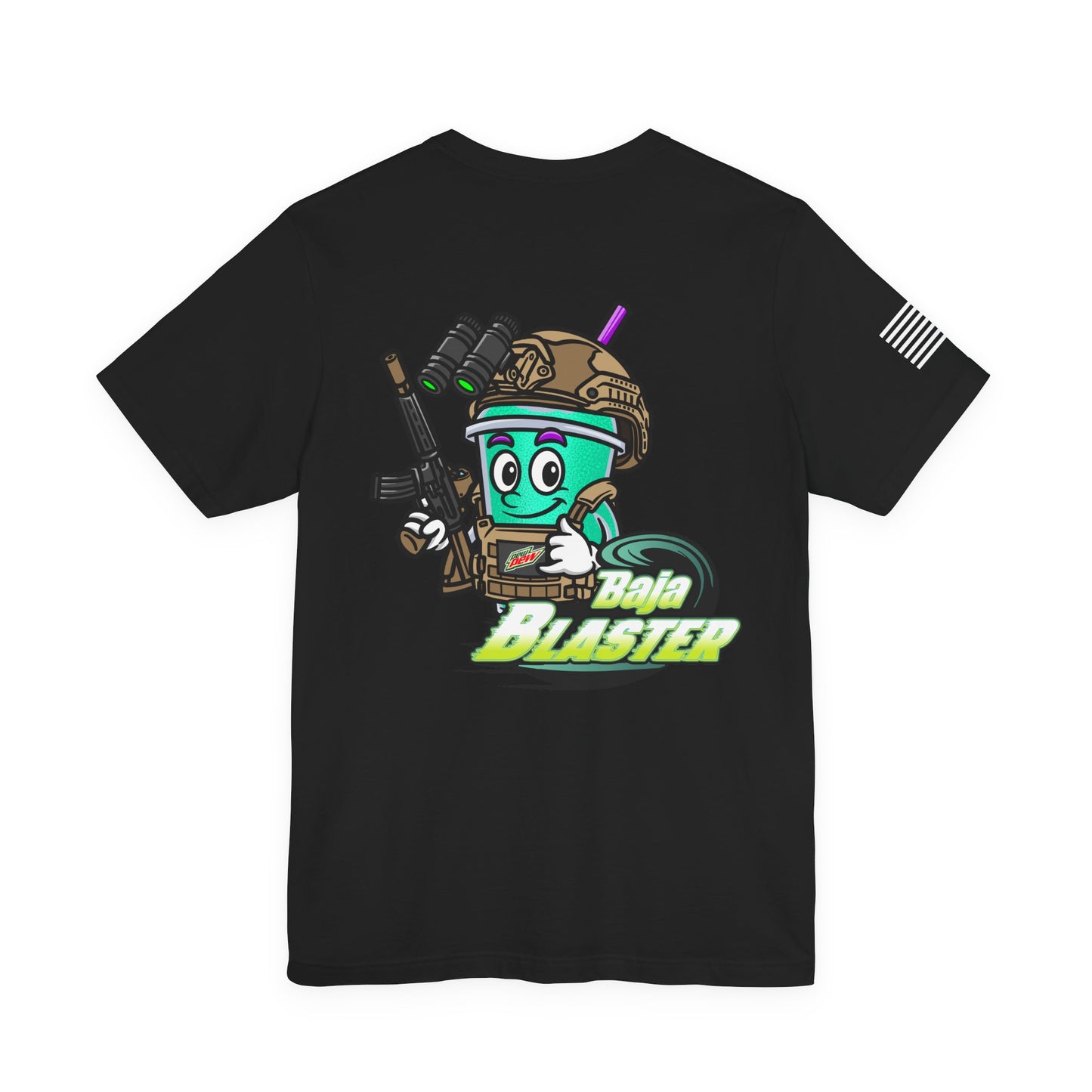 Baja Blaster Graphic Tee - Fun Unisex Short Sleeve Shirt, Perfect for Gaming Events, Casual Outings, Gifts, Summer Vibes, Playful Apparel