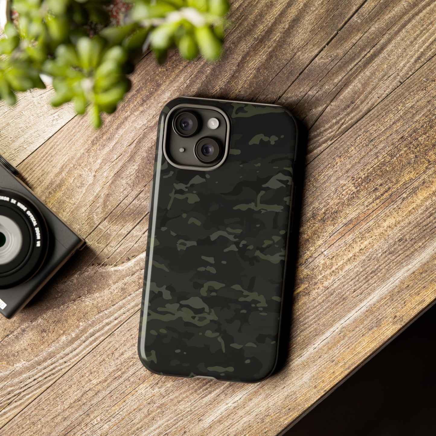Tough Cases - MultiCam Black Camouflage Phone Case
