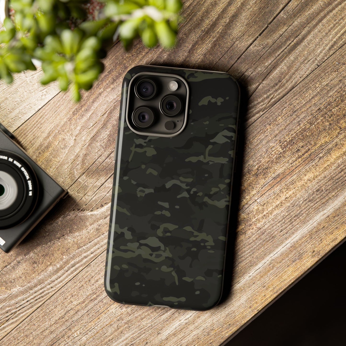 Tough Cases - MultiCam Black Camouflage Phone Case