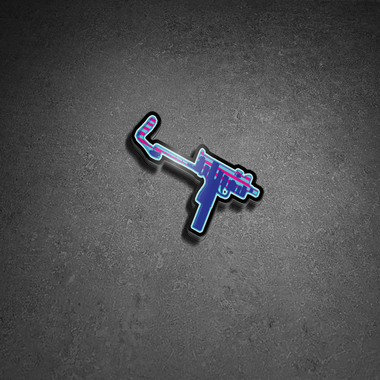 Miami Vice AR, AK, & Uzi Sticker