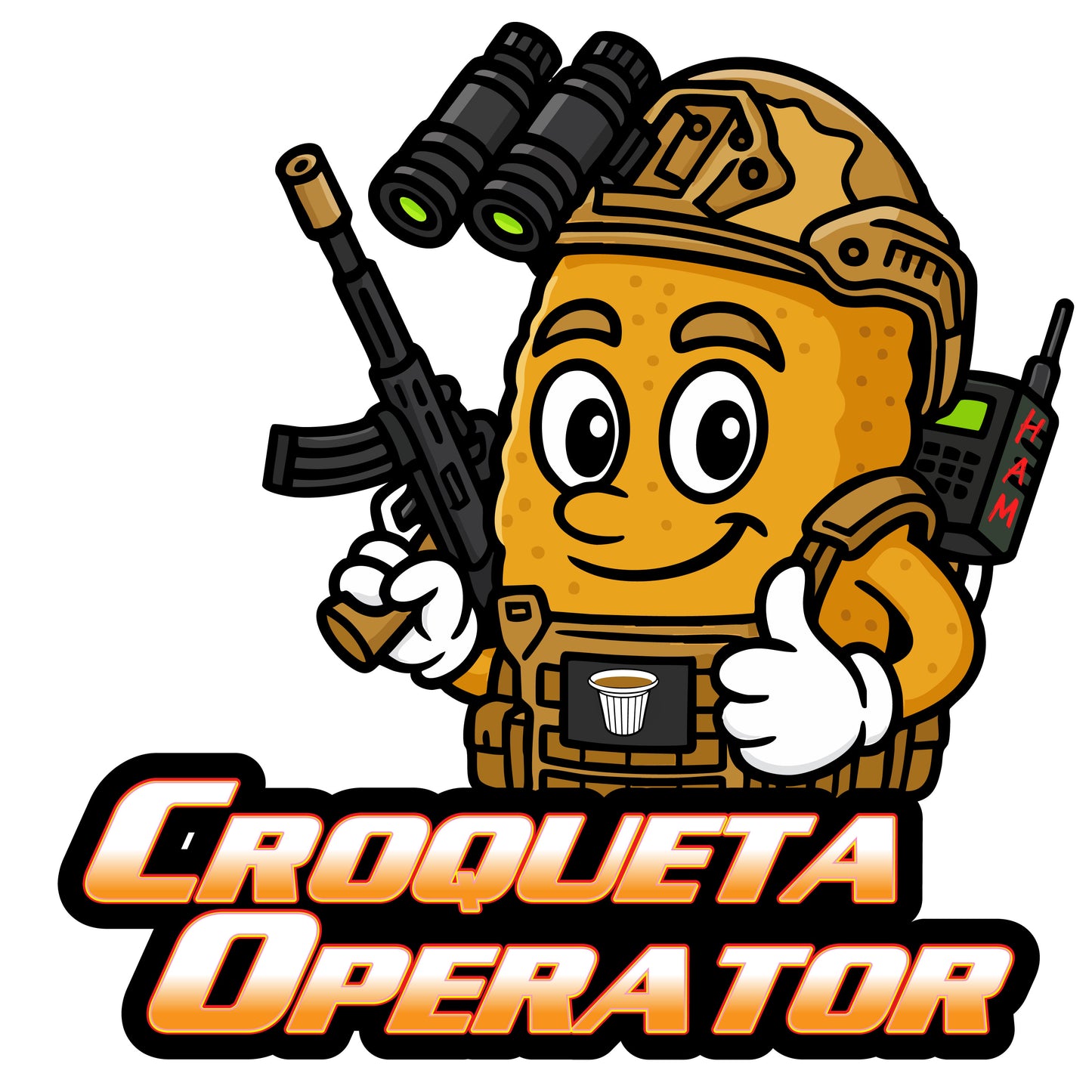Croquetta Operator Sticker
