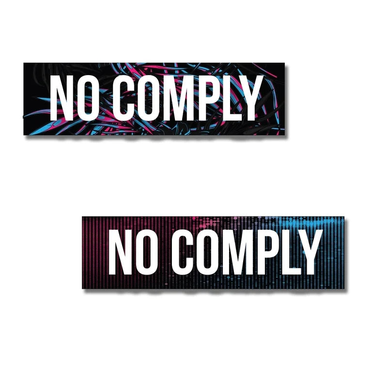 No Comply Stickers
