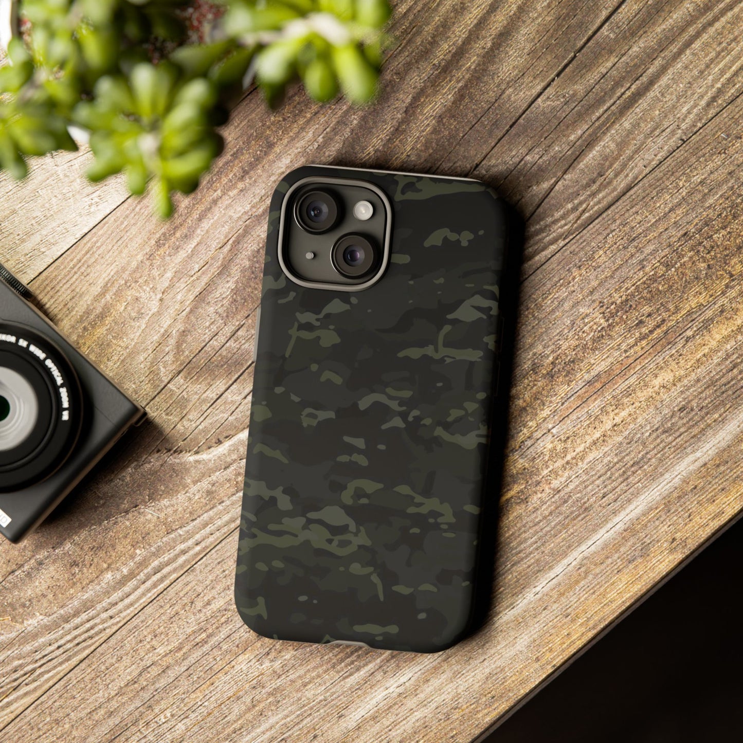 Tough Cases - MultiCam Black Camouflage Phone Case