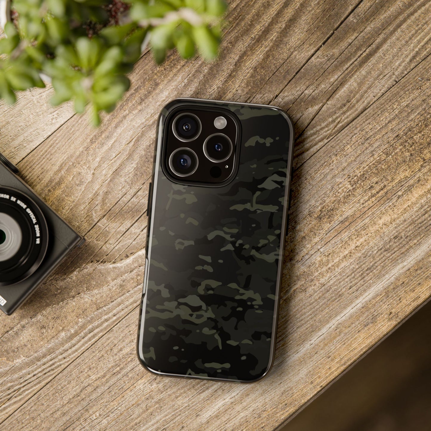 Tough Cases - MultiCam Black Camouflage Phone Case