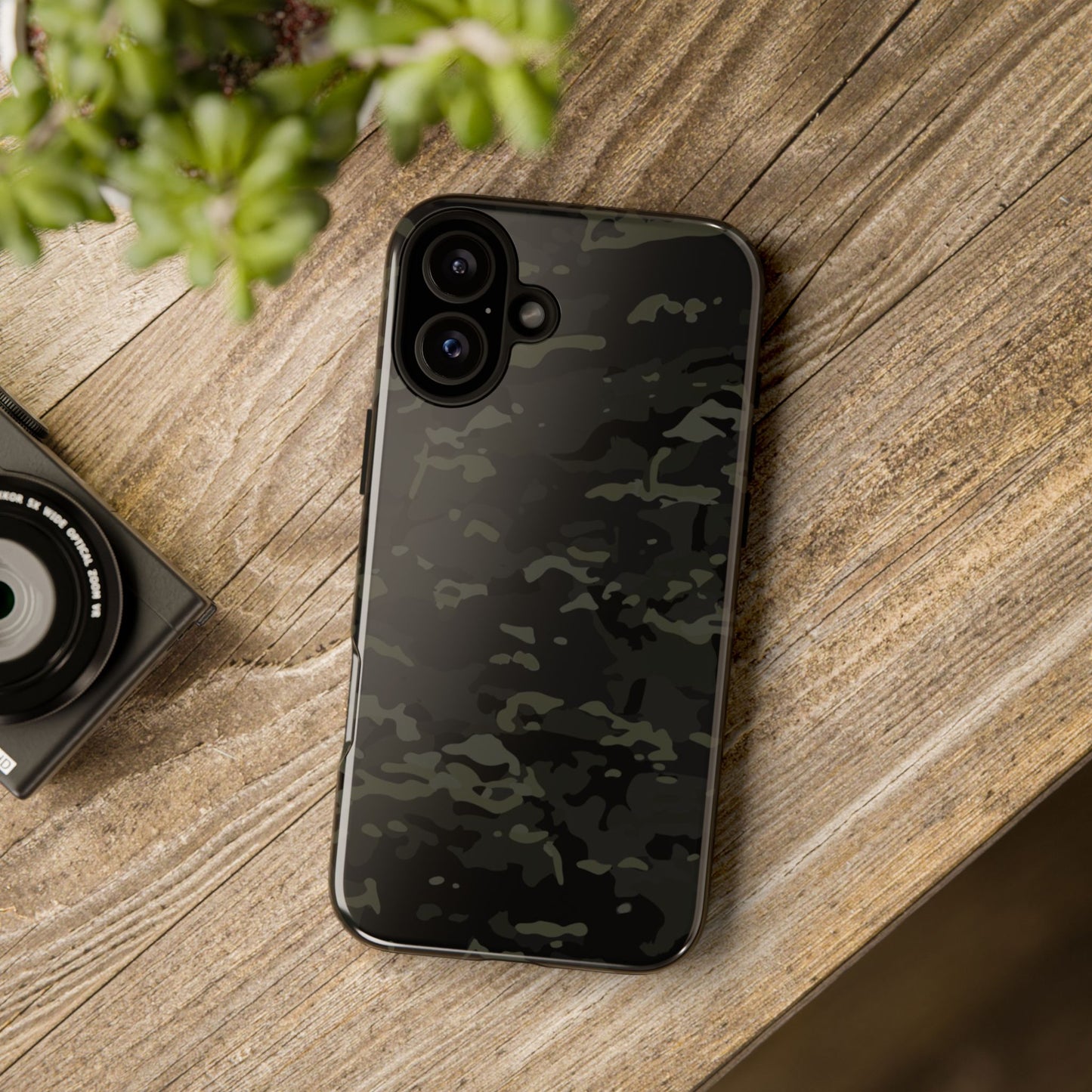 Tough Cases - MultiCam Black Camouflage Phone Case