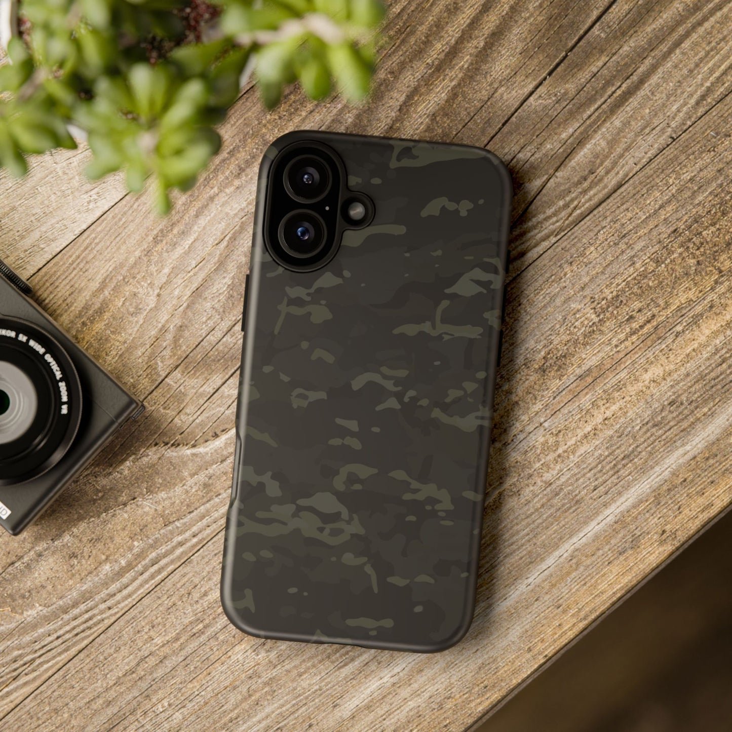 Tough Cases - MultiCam Black Camouflage Phone Case