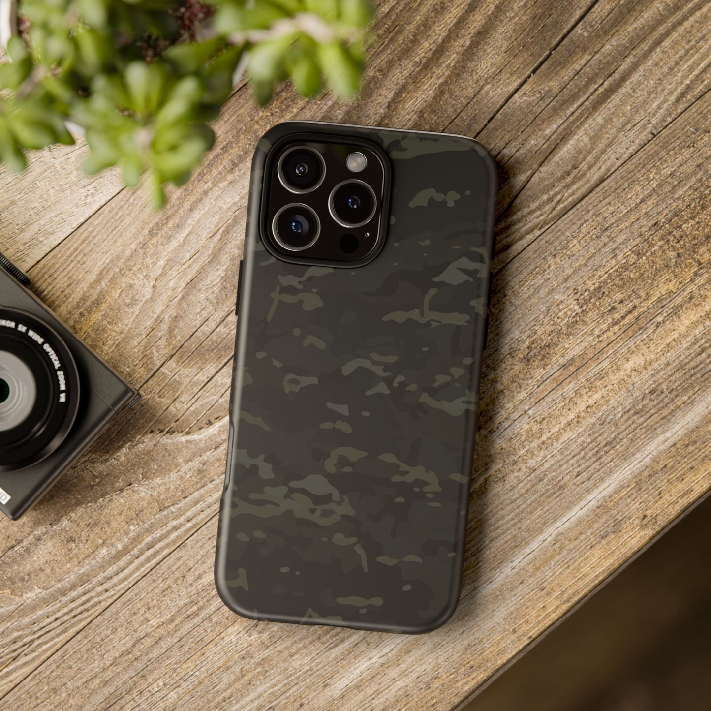 Tough Cases - MultiCam Black Camouflage Phone Case