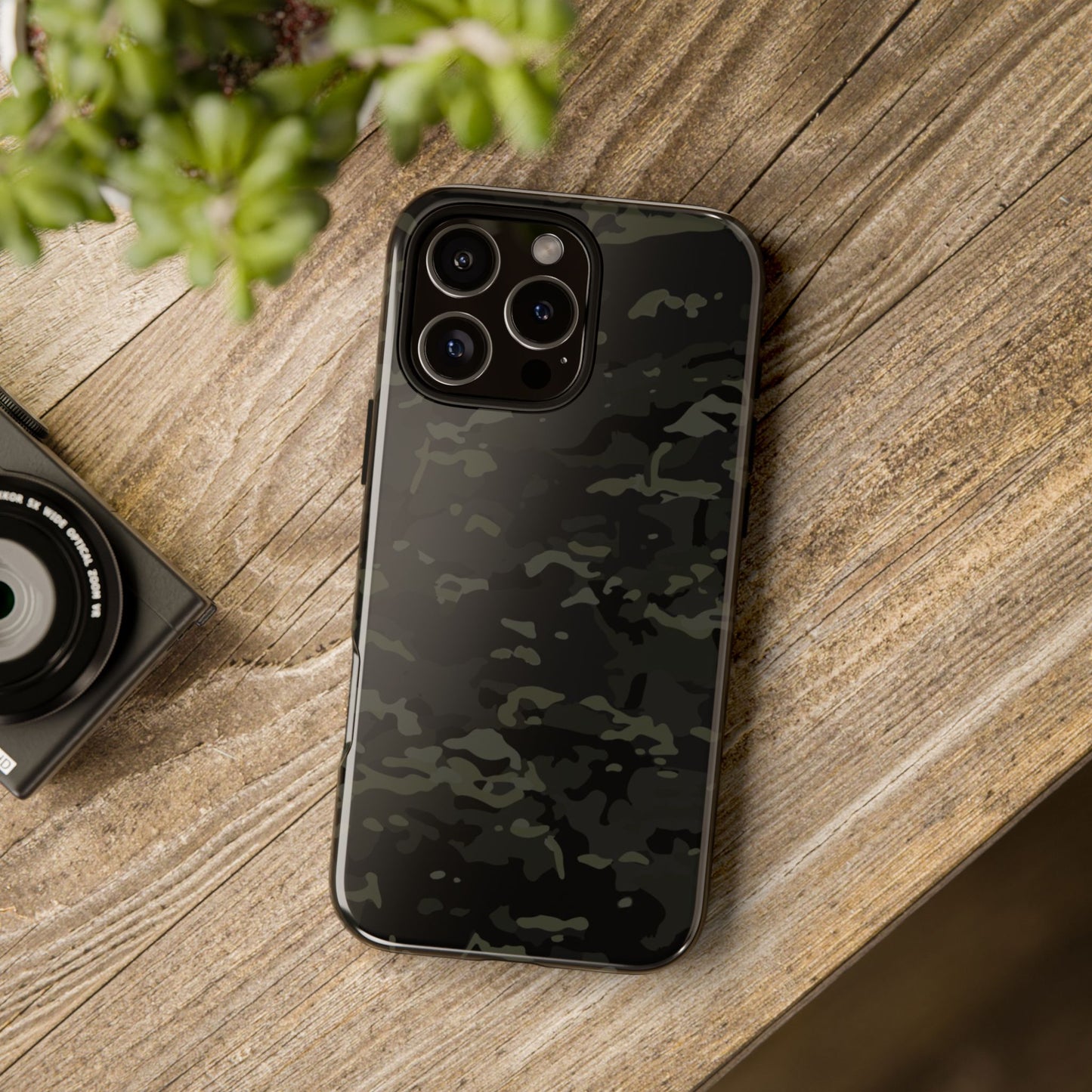 Tough Cases - MultiCam Black Camouflage Phone Case