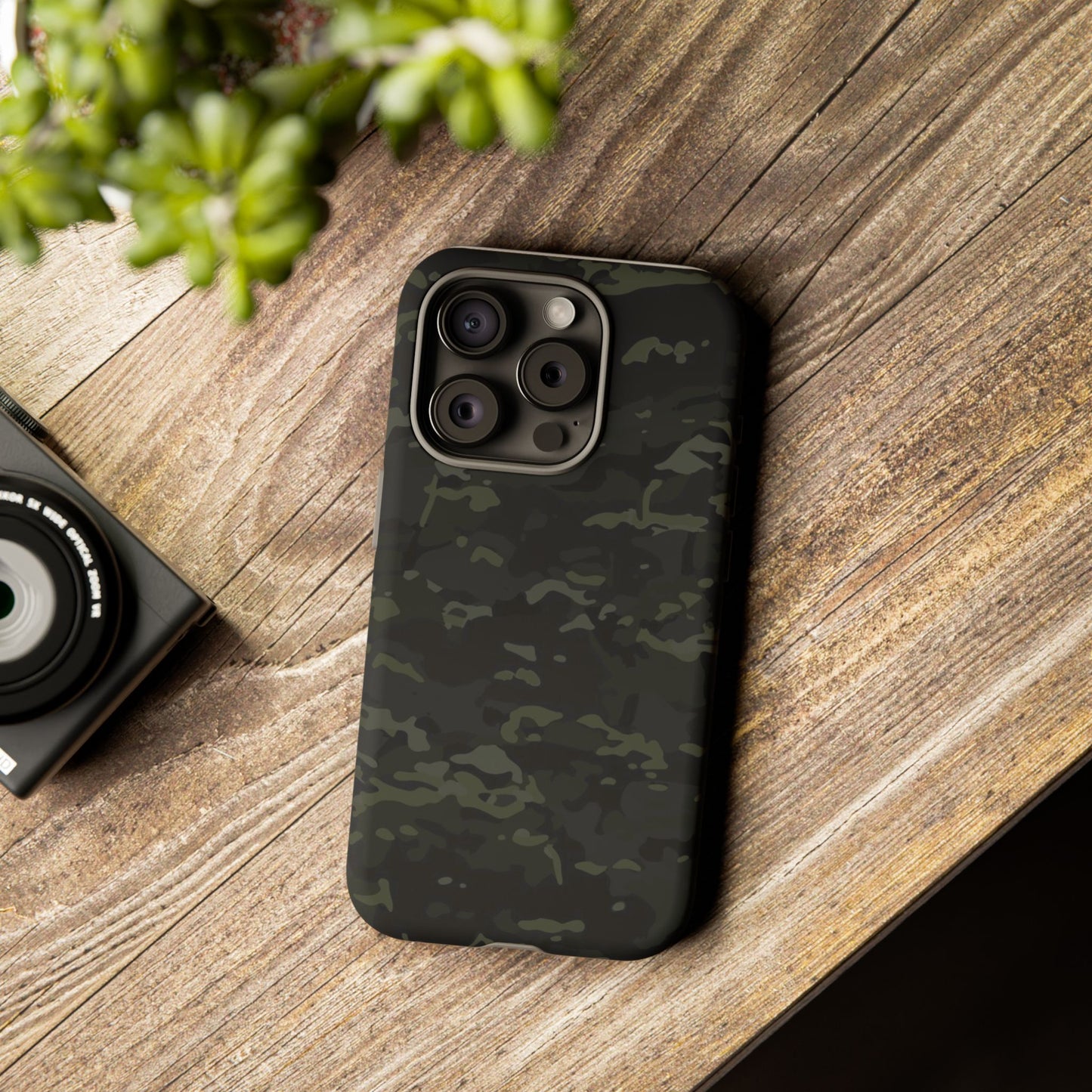 Tough Cases - MultiCam Black Camouflage Phone Case