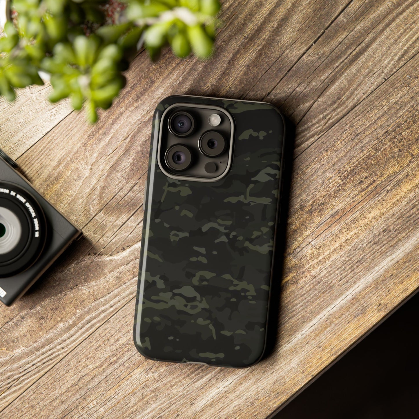 Tough Cases - MultiCam Black Camouflage Phone Case