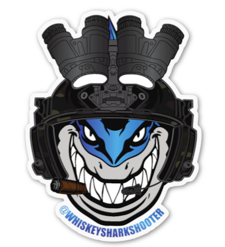 Shark Quads Patch / Sticker